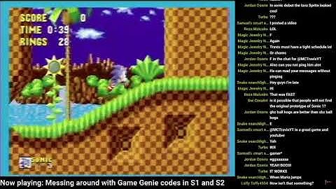 Game Genie Codes - Genesis Stream 10/7/2020 Clip