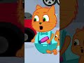 Broma a Papá 😸😸😸 Familia de Gatos Dibujos Animados Para Niños #animados