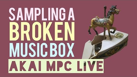 MPC LIVE Beatmaking - Sampling a Music Box - Lifted Noise