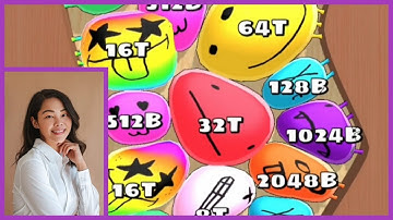 ASMR Gameplay - Blob Merge 3D 128Trillion  Blob UNLOCK#blobmerge3D #asmrgameplay #asmrgames