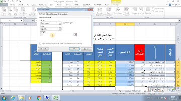 Data Validation استخدام قواعد التحقق من صحة البيانات المدخلة  #CAInterest #EXCEL #CAM