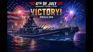 World of Warships USS Ohio Epic Miracle Victory & American Battleship Gameplay