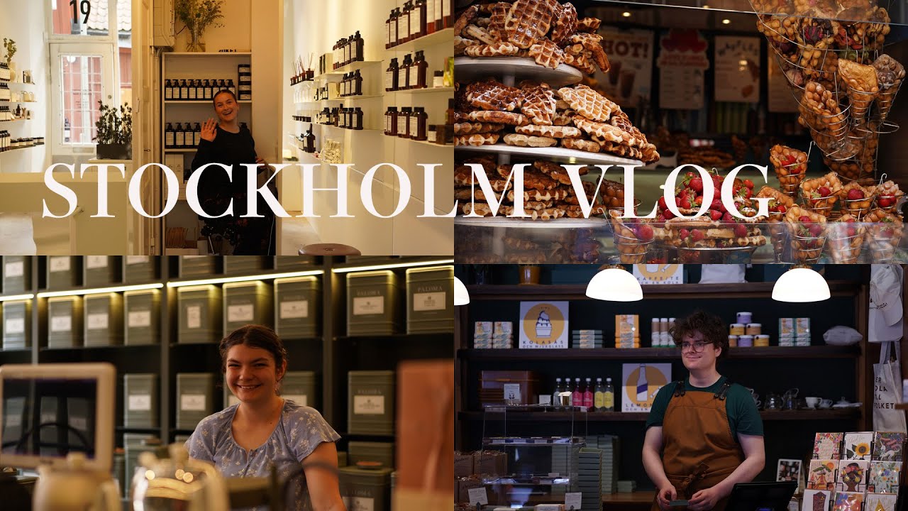 -STOCKHOLM VLOG- 3泊4日人生初の北欧旅　スウェーデン・ストックホルムでおしゃれなショップ、カフェを求めて街歩き