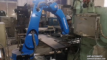 CROBOTP robot barbecue grill handling + spot welding