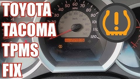 TOYOTA TACOMA TPMS FIX