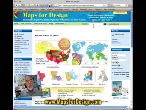 Maps for Design Clip Art Web Site Tour