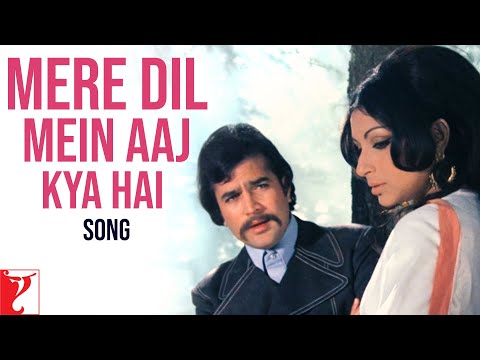 Mere Dil Mein Aaj Kya Hai Song | Daag | Rajesh Khanna | Sharmila Tagore | Kishore Kumar