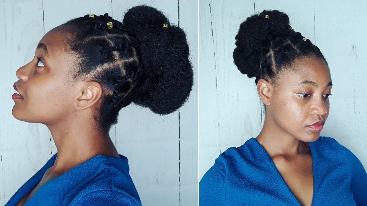 AFRICAN THREADING Updo With Marley Braid Short 4C Natural Hair YouTube 22-4c-hairstyles-with-marley-hair-hairstyle-catalog