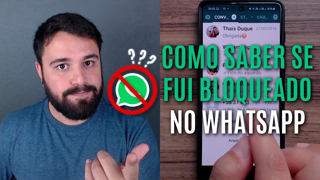 COMO SABER SE ALGUÉM ME BLOQUEOU NO WHATSAPP