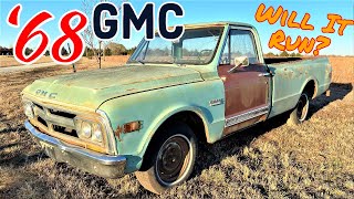 ABANDONED 1968 GMC  Will it Run After 17 Years