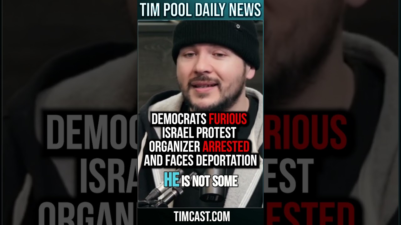 Democrats FURIOUS Israel Protest Organizer was ARRESTED and Faces Deportation #shorts