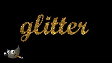 HOW TO ADD GLITTER TO TEXT IN GIMP
