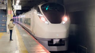 【ジョイント音最高！】E657系ｶﾂK10編成が松戸駅1番線を高速通過するシーン（2023.11.28.18:44）