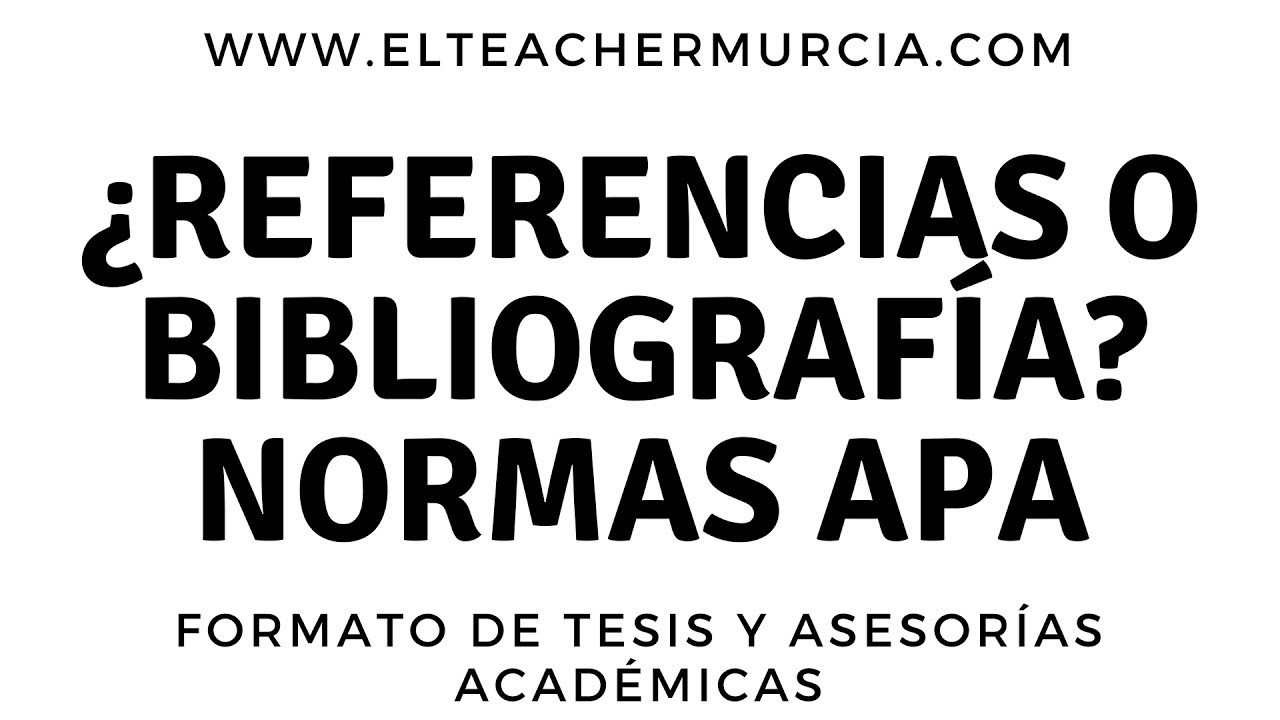 tipos de bibliografia normas apa