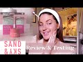 SAND & SKY REVIEW & TESTING || Testing Australian Pink Clay Mask + Sand & Sky Emu Apple Products