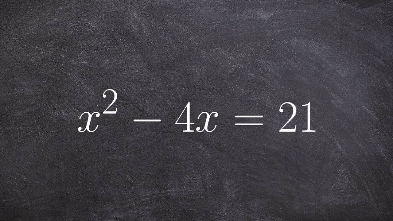 Solving A Quadratic Equation When Not Equal To Zero By Factoring YouTube