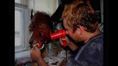 How I made  a latex  werewolf puppet with moving jaw