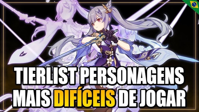 Lista de níveis de Impacto de Genshin: os melhores e os piores personagens  - BR Atsit