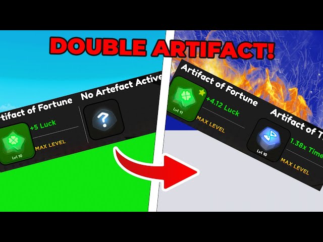 How To Get The Double Artefact In Anime FIghters Simulator! 