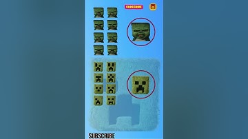 🎯 Find the Odd Minecraft Zombie & Creeper 🧟‍♂️💣 | What’s Off?! #김프로 #유백합 #minecraft