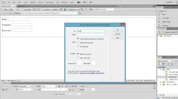 8 การ สร้าง สมัครสมาชิก -- dreamweaver + php +mysql แบบพื้นฐาน