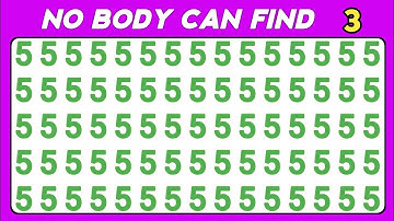 Find the Odd One out | Number and letter brain test edition | Observation skills arena