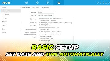 How To Automatically Set Date and Time on Hilook DVR