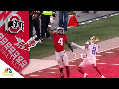 Ohio State’s Jeremiah Smith makes INCREDIBLE one-handed catch vs. UCLA | Big Ten on NBC