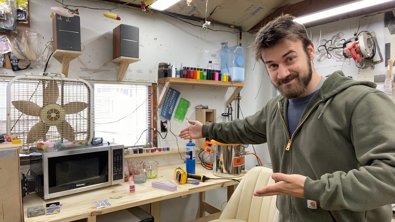 Making a Soft Plastic Station in My Bait Shop