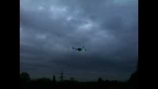 Multiwii Quadrocopter Hover Test