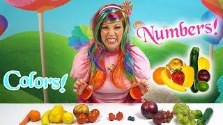Eating Healthy with Princess Lollipop! | Learn Numbers and Colors | Listen to Nursery Rhymes!