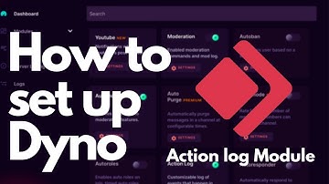 How to setup Dyno Discord Bot | Action Log Module