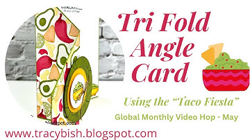 Creating a Tri Fold Angle Card!