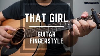 【Guitar Fingerstyle Ver2】That Girl ❄ Olly Murs ♪Tiktok ♪