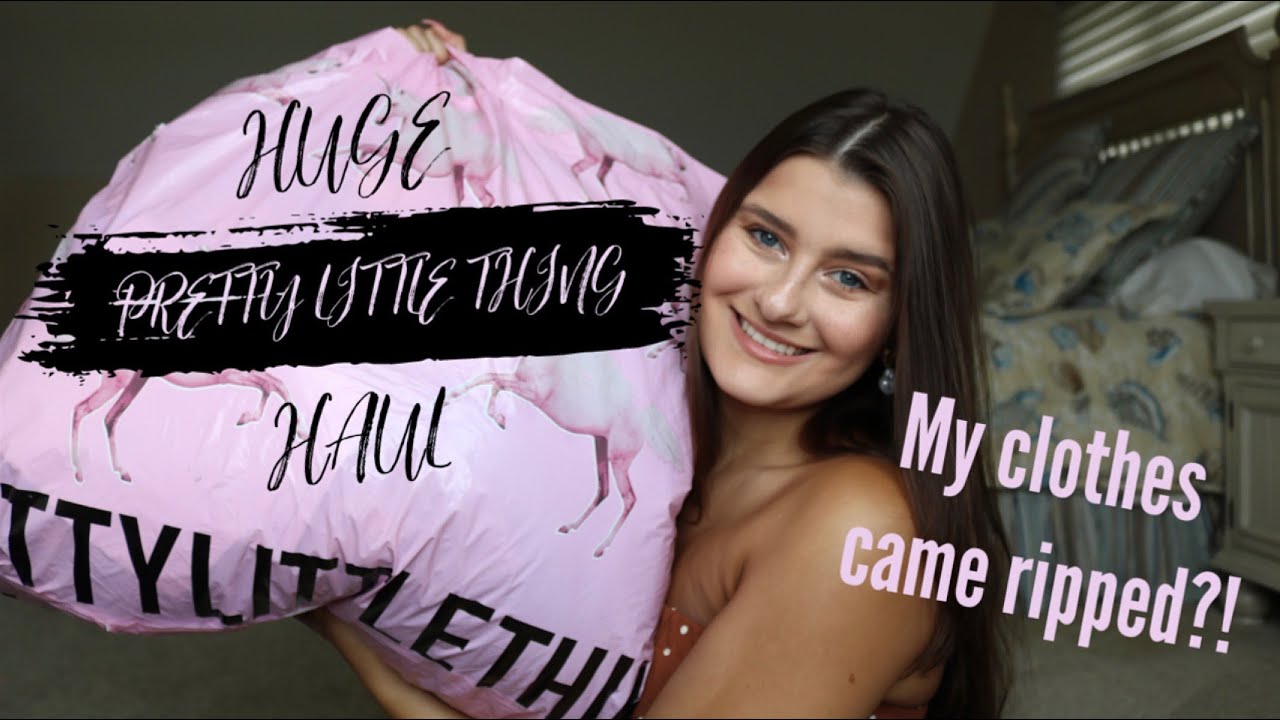 HUGE PRETTY LITTLE THING TRY-ON HAUL | americanbeauty98