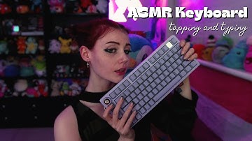 ASMR ☆ do you like creamy keyboards? ❣ | keyboard asmr, no talking, hi75 keyboard