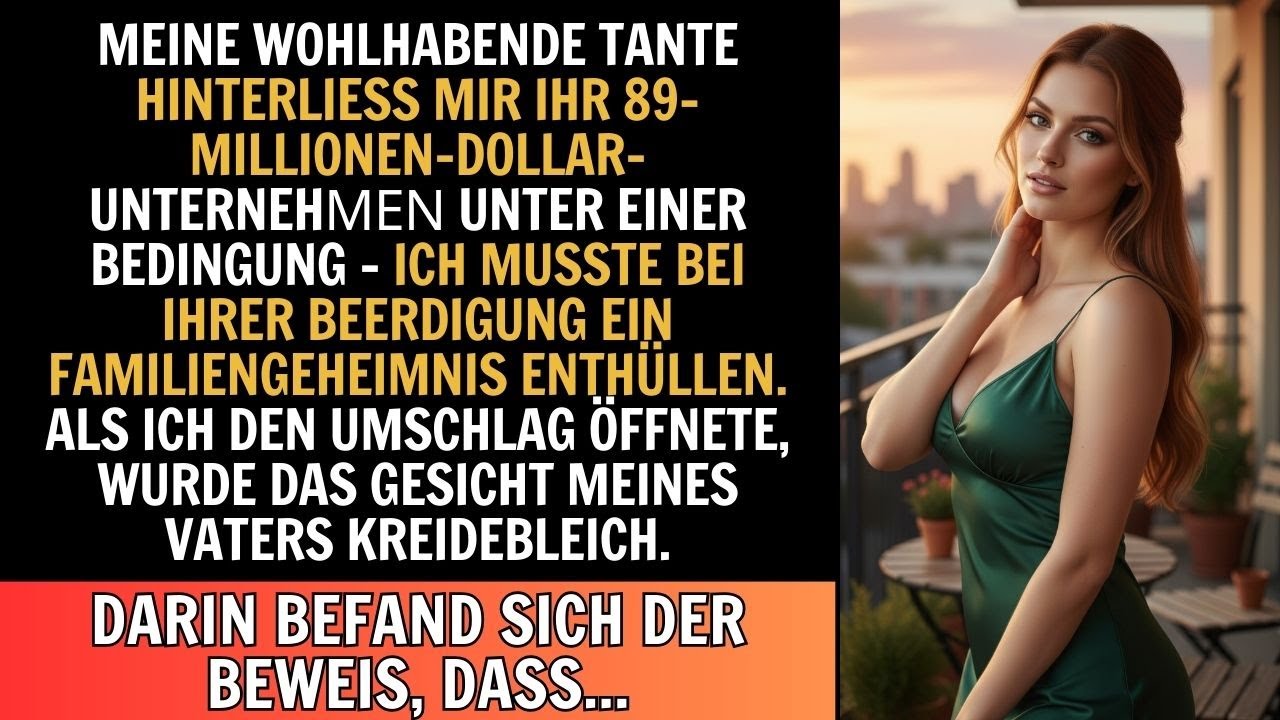 Meine reiche Tante hinterließ mir ihr Imperium, aber der Brief stellte eine Bedingung...