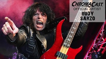 ChromaCast Rudy Sarzo Autographed "Off the Rails" Paperback & Poster Pack