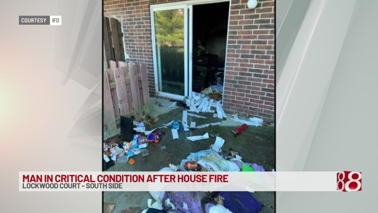 Man critically injured in apartment fire on south side - YouTube