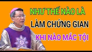 TẠI  SAO KHÔNG ĐƯỢC PHÉP LÀM CHỨNG GIAN DỐI | ĐỨC CHA KHẢM GIẢNG & GIẢI ĐÁP THẮC MẮC