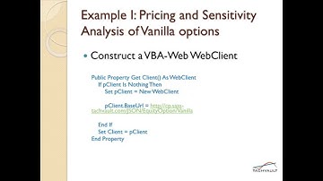 Getting Started Web Service API - MS Excel/VBA client