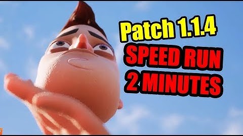 Hello Neighbor Patch 1.1.4 - Act 2 Speedrun [2 MINUTES]
