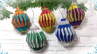 🎄 Новогодние игрушки на елку из фоамирана 🎄 diy christmas ornaments