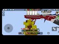Jitter bridging but with Walls in bedwars (Blockman go).