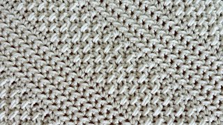 : Long Double Crochet Moss/Linen Stitch, Wintering Crochet Throw