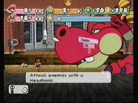 Paper Mario2 Battle: Hooktail