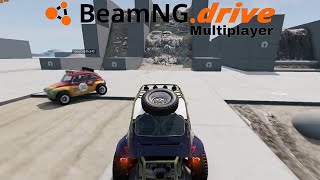 Tentando subir um morro de pedras - BeamNG