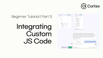 Beginner Tutorial | Part 3: Integrating Custom JS Code