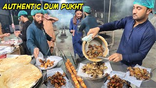 Peshawar Dum Pukht Recipe | BBQ Fish Dumpukht Easy Recipe in Zaiqa Restaurant | Street Food Pakistan