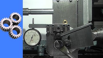 Accurately set a compound slide